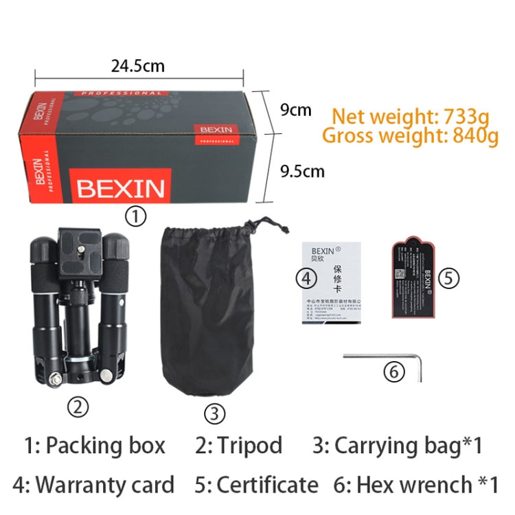 BEXIN Mate 10 Desktop Mini Ball Head Camera Tripods for DSLR Slr Camera - free shipping - PMC TechLife - Order now!