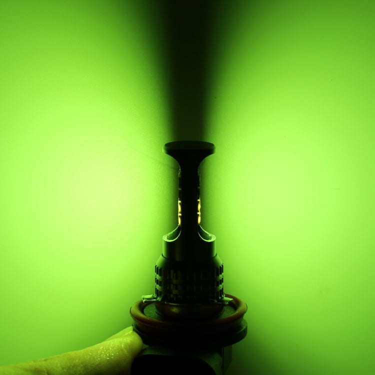 9005 2 PCS DC12-24V / 8.6W Car Double Colors Fog Lights with 24LEDs SMD-3030 & Constant Current, Bag Packaging(White Light + Lime Light) - Fog / Driving Lights by PMC TechLife | Online Shopping South Africa | PMC TechLife | Buy Now Pay Later Mobicred