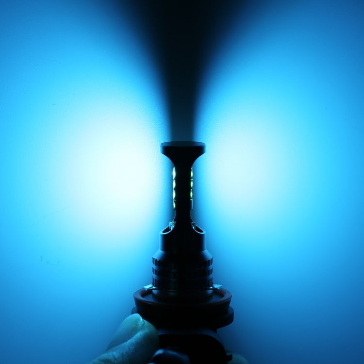 H11 / H8 2 PCS DC12-24V / 8.6W Car Double Colors Fog Lights with 24LEDs SMD-3030 & Constant Current, Bag Packaging(White Light + Ice Blue Light) - Fog / Driving Lights by PMC TechLife | Online Shopping South Africa | PMC TechLife | Buy Now Pay Later Mobicred