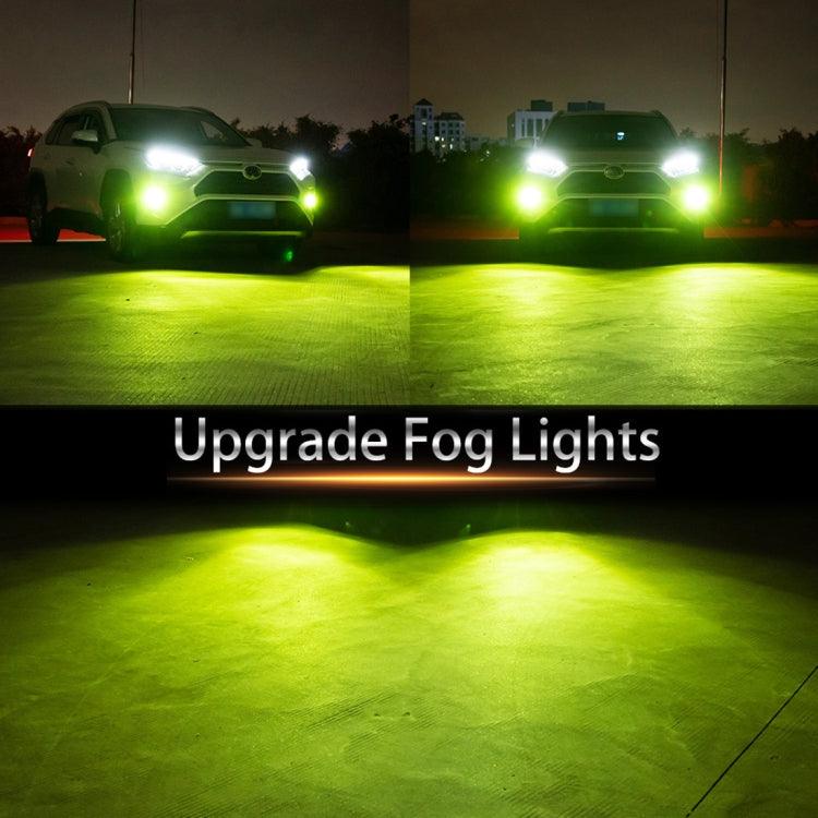 9005 2 PCS DC12-24V / 8.6W Car Fog Lights with 24LEDs SMD-3030 & Constant Current, Bag Packagin(Lime Light) - Fog / Driving Lights by PMC TechLife | Online Shopping South Africa | PMC TechLife | Buy Now Pay Later Mobicred