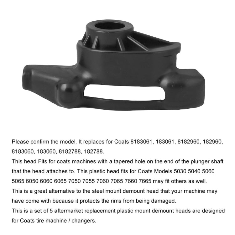 5 PCS Car Nylon Mount Demount Heads for Coats Tire Changer Machines 8183061 183061 - Tire Repair & Installation Tools by PMC TechLife | Online Shopping South Africa | PMC TechLife | Buy Now Pay Later Mobicred
