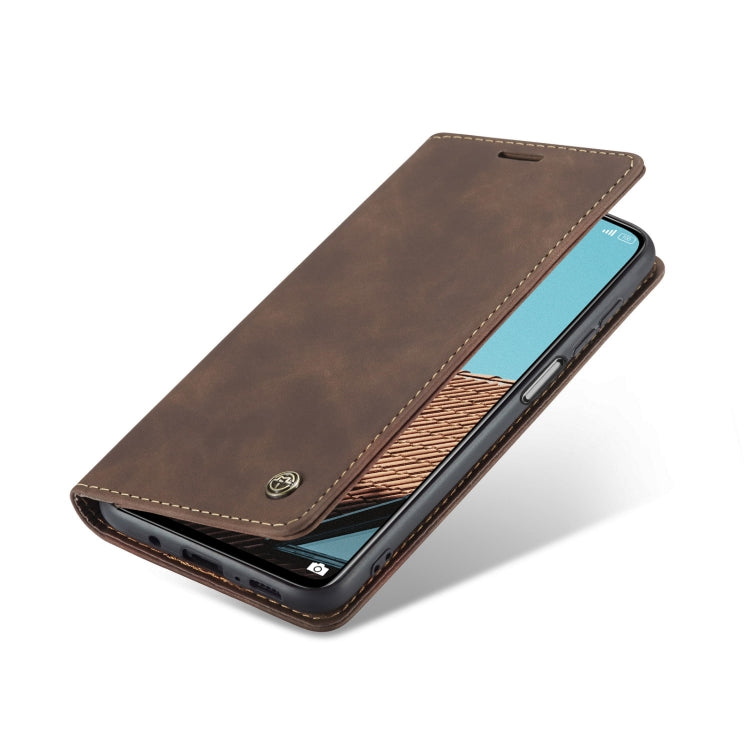 For Xiaomi Mi 10T Lite 5G CaseMe-013 Multifunctional Retro Frosted Horizontal Flip Leather Case with Card Slot & Holder & Wallet(Coffee) - free shipping - PMC Jewellery - Order now!