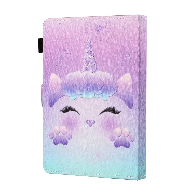 For 10 inch Tablet PC Universal Sewing Thread Horizontal Painted Flat Leather Case with Pen Cover & Anti Skid Strip & Card Slot & Holder(Horse) - 10 - 11 inch by PMC TechLife | Online Shopping South Africa | PMC TechLife | Buy Now Pay Later Mobicred