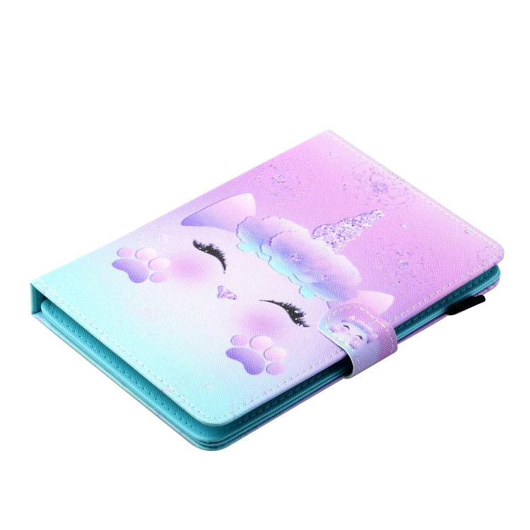 For 10 inch Tablet PC Universal Sewing Thread Horizontal Painted Flat Leather Case with Pen Cover & Anti Skid Strip & Card Slot & Holder(Horse) - 10 - 11 inch by PMC TechLife | Online Shopping South Africa | PMC TechLife | Buy Now Pay Later Mobicred