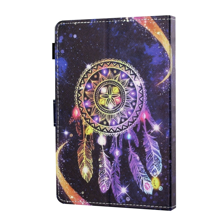 For 10 inch Tablet PC Universal Sewing Thread Horizontal Painted Flat Leather Case with Pen Cover & Anti Skid Strip & Card Slot & Holder(Starry Sky Wind Chimes) - 10 - 11 inch by PMC TechLife | Online Shopping South Africa | PMC TechLife | Buy Now Pay Later Mobicred