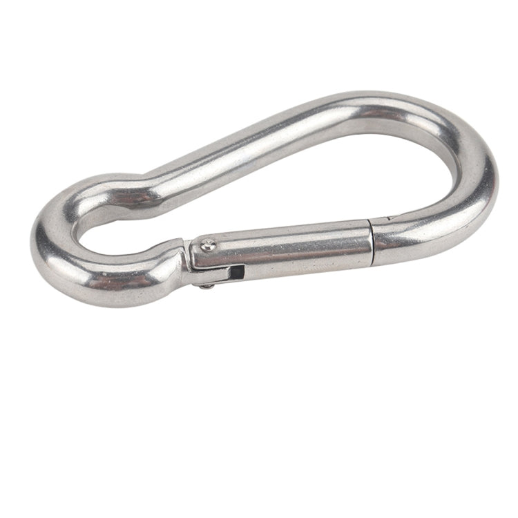 RV Trailer Spring Safety Rope Breakaway Cable, Safety Buckle Size:M8 x 80mm(Silver) - free shipping - PMC TechLife - Order now!