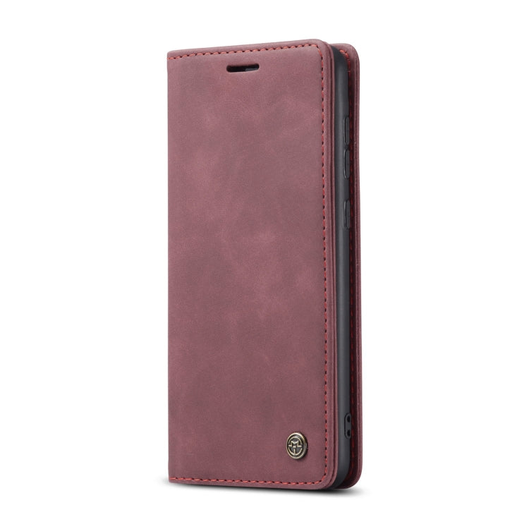 For Samsung Galaxy S21 5G CaseMe 013 Multifunctional Horizontal Flip Leather Case with Holder & Card Slot & Wallet(Wine Red) - free shipping - PMC TechLife - Order now!