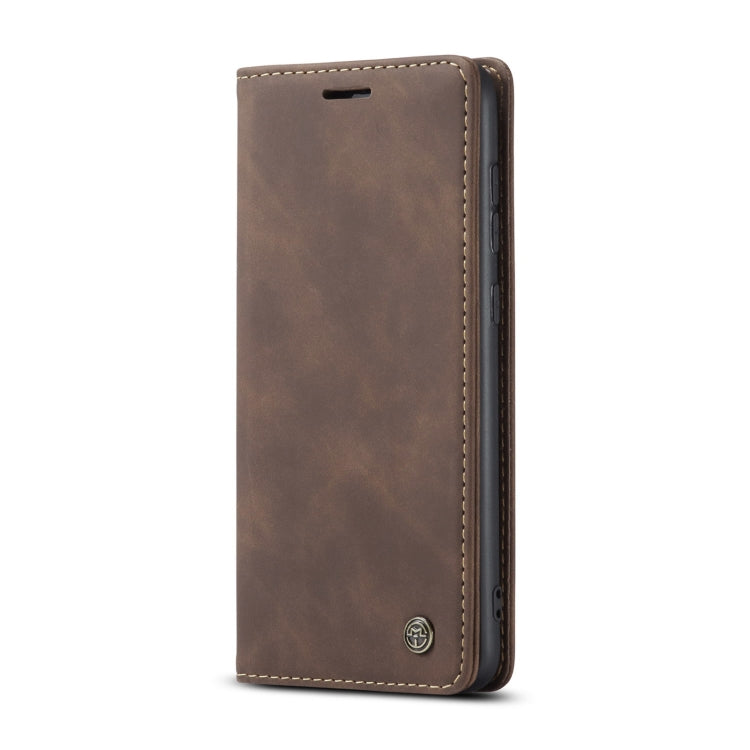 For Samsung Galaxy S21 5G CaseMe 013 Multifunctional Horizontal Flip Leather Case with Holder & Card Slot & Wallet(Coffee) - free shipping - PMC TechLife - Order now!
