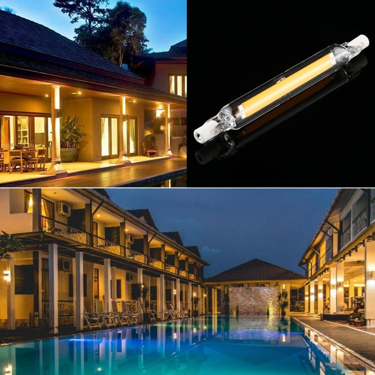 R7S 220V 13W 118mm COB LED Bulb Glass Tube Replacement Halogen Lamp Spot Light(3000K Warm Light) - LED Blubs & Tubes by PMc TechLife | Online Shopping South Africa | PMc TechLife | Buy Now Pay Later Mobicred