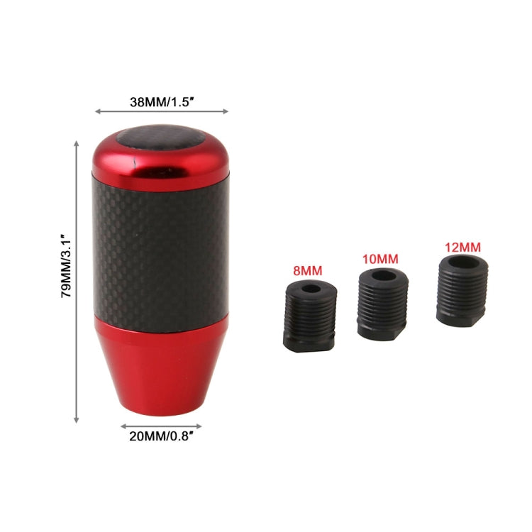 Car Carbon Fiber Manual Gear Lever Shift Knob 5 6 Speeds - free shipping - PMC TechLife - Order now!