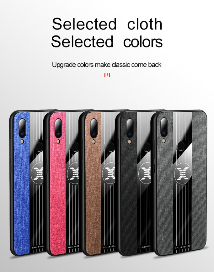 For Meizu Note 9 XINLI Stitching Cloth Texture Shockproof TPU Protective Case(Red) - More Brand by XINLI | Online Shopping South Africa | PMC Jewellery | Buy Now Pay Later Mobicred