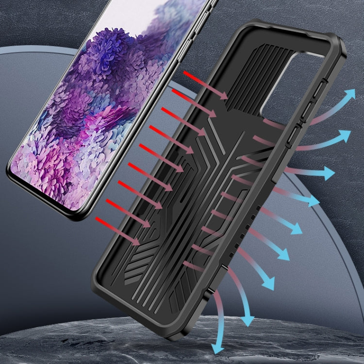 For OPPO A53 2020 / A32 Machine Armor Warrior Shockproof PC + TPU Protective Case(Red) - OPPO Cases by PMC TechLife | Online Shopping South Africa | PMC TechLife | Buy Now Pay Later Mobicred