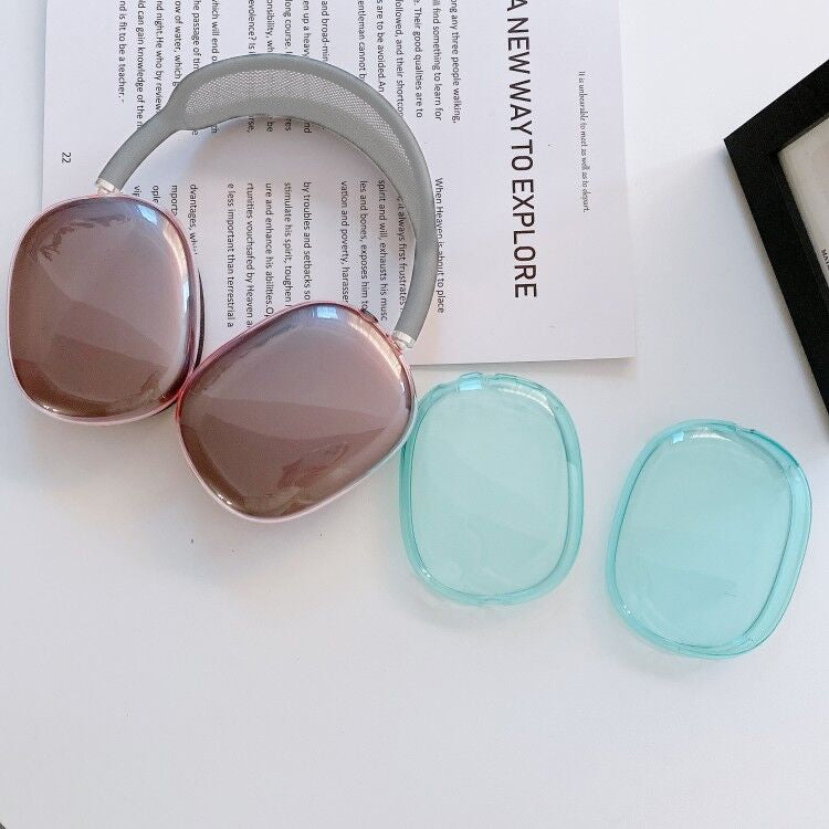 Headset Transparent Protective Case for AirPods Max(Black) - For AirPods Max by PMC TechLife | Online Shopping South Africa | PMC TechLife