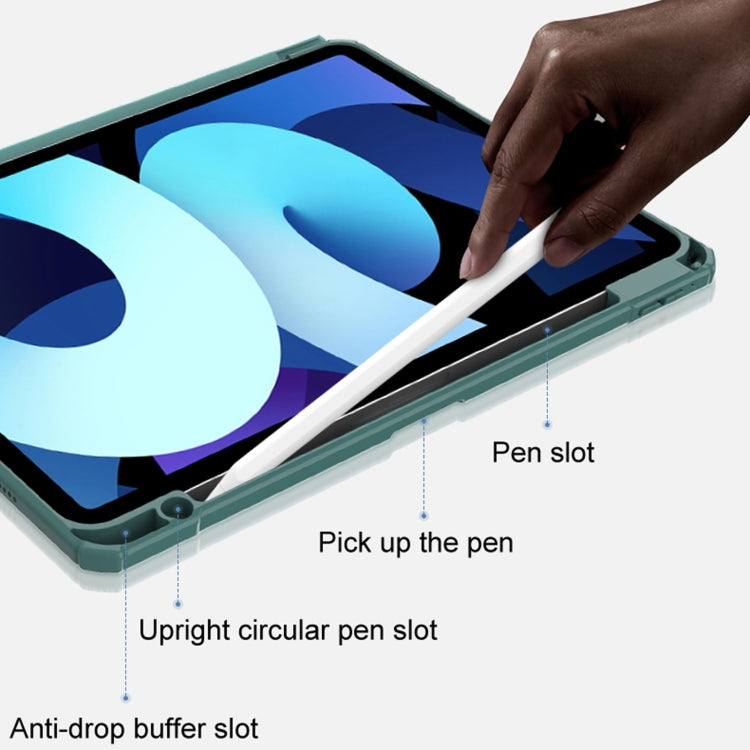 Mutural Pinyue Series PC + TPU Horizontal Flip Leather Case with Holder & Pen Slot & Sleep / Wake-up Function For iPad Air 2022 / 2020 10.9(Mint Green) - free shipping - PMC TechLife - Order now!
