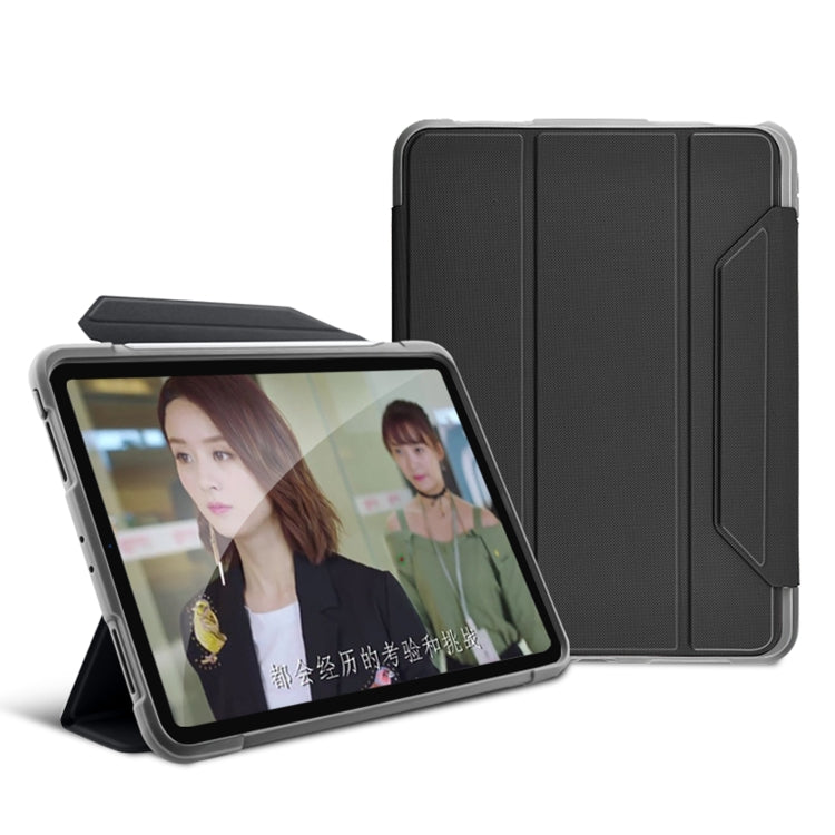 Mutural Yagao Series PC Horizontal Flip Leather Case with Holder & Pen Slot For iPad Air 2022 / 2020 10.9(Black) - free shipping - PMC TechLife - Order now!