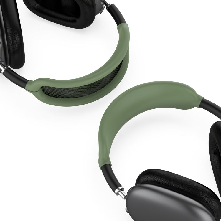 Headphone Hood Silicone Protective Case For AirPods Max(Light Green) - For AirPods Max by PMC TechLife | Online Shopping South Africa | PMC TechLife