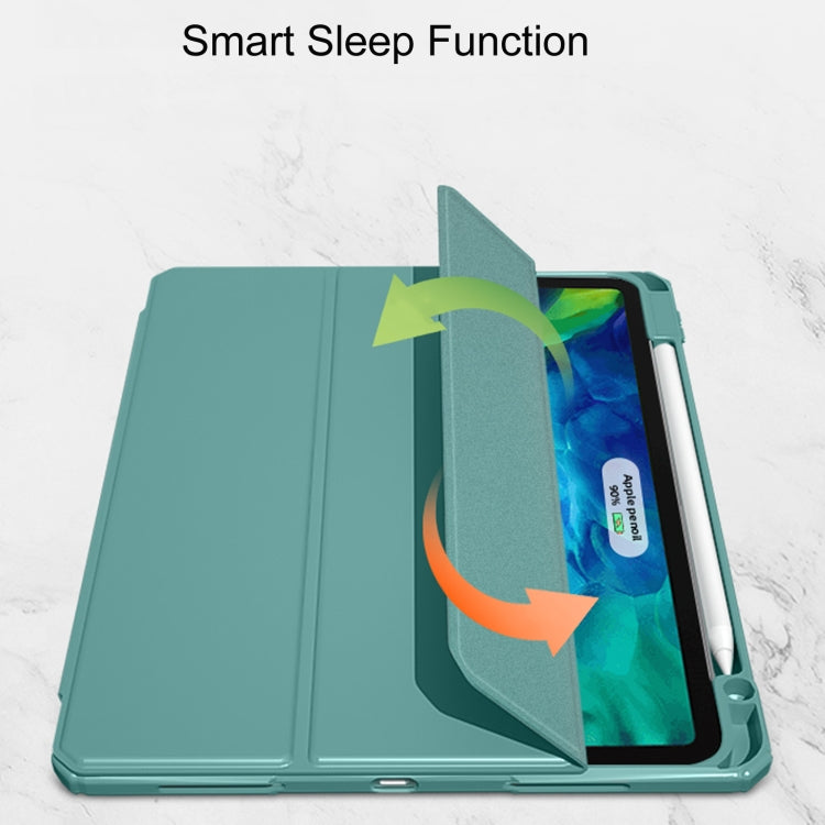 For iPad Pro 11 2022 / 2021 / 2020 Mutural Pinyue Series PC + TPU Horizontal Flip Leather Tablet Case with Holder & Pen Slot & Sleep / Wake-up Function(Blue) - free shipping - PMC TechLife - Order now!