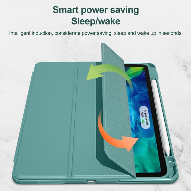For iPad Pro 12.9 2022 / 2021 / 2020 Mutural Pinyue Series PC + TPU Horizontal Flip Leather Tablet Case with Holder & Pen Slot & Sleep / Wake-up Function (Purple) - free shipping - PMC TechLife - Order now!