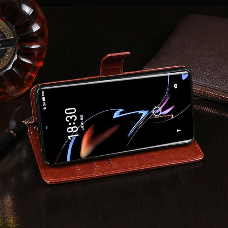 For Meizu 18 Pro idewei Crazy Horse Texture Horizontal Flip Leather Case with Holder & Card Slots & Wallet(Red) - More Brand by idewei | Online Shopping South Africa | PMC Jewellery | Buy Now Pay Later Mobicred