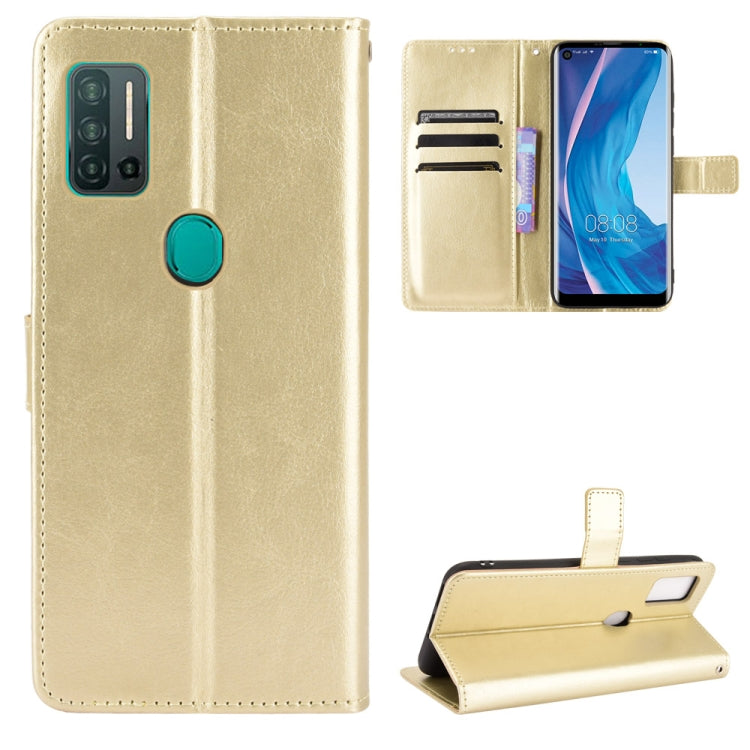 For Ulefone Note 11P Retro Crazy Horse Texture Horizontal Flip Leather Case with Holder & Card Slots & Photo Frame(Gold) - Ulefone Cases by PMC Jewellery | Online Shopping South Africa | PMC Jewellery | Buy Now Pay Later Mobicred