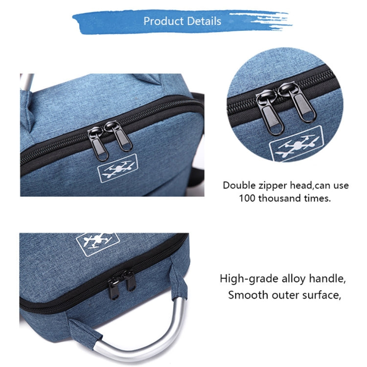 Shockproof Waterproof Single Shoulder Storage Travel Carrying Cover Case Box for DJI Air 2S(Blue+Black Liner) - Carry Cases & Bags by PMC TechLife | Online Shopping South Africa | PMC TechLife | Buy Now Pay Later Mobicred
