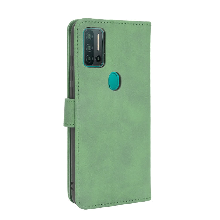 For Ulefone Note 11P Solid Color Skin Feel Magnetic Buckle Horizontal Flip Calf Texture PU Leather Case with Holder & Card Slots & Wallet(Green) - Ulefone Cases by PMC Jewellery | Online Shopping South Africa | PMC Jewellery | Buy Now Pay Later Mobicred