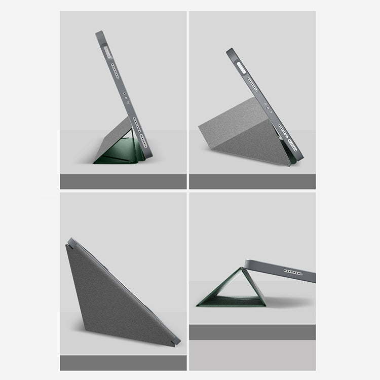 For iPad Pro 11 2022 / 2021 / 2020 Mutural Multi-fold Smart Leather Tablet Case(Black) - free shipping - PMC TechLife - Order now!