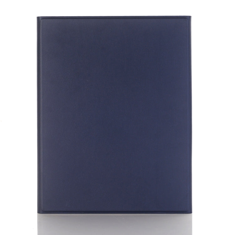 YA870B Detachable Lambskin Texture Round Keycap Bluetooth Keyboard Leather Tablet Case with Pen Slot & Stand For Samsung Galaxy Tab S7 T870 / T875 11 inch 2020(Dark Blue) - Samsung Keyboard by PMC TechLife | Online Shopping South Africa | PMC TechLife
