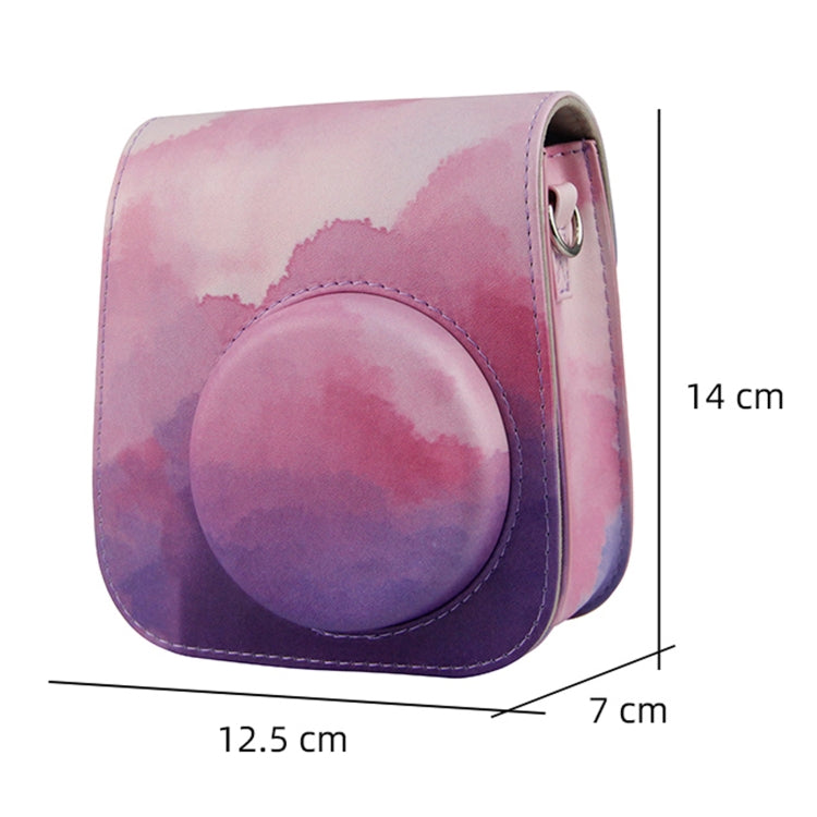 Painted Series Camera Bag with Shoulder Strap for Fujifilm Instax mini 11(Fantasy Cloud) - free shipping - PMC TechLife - Order now!