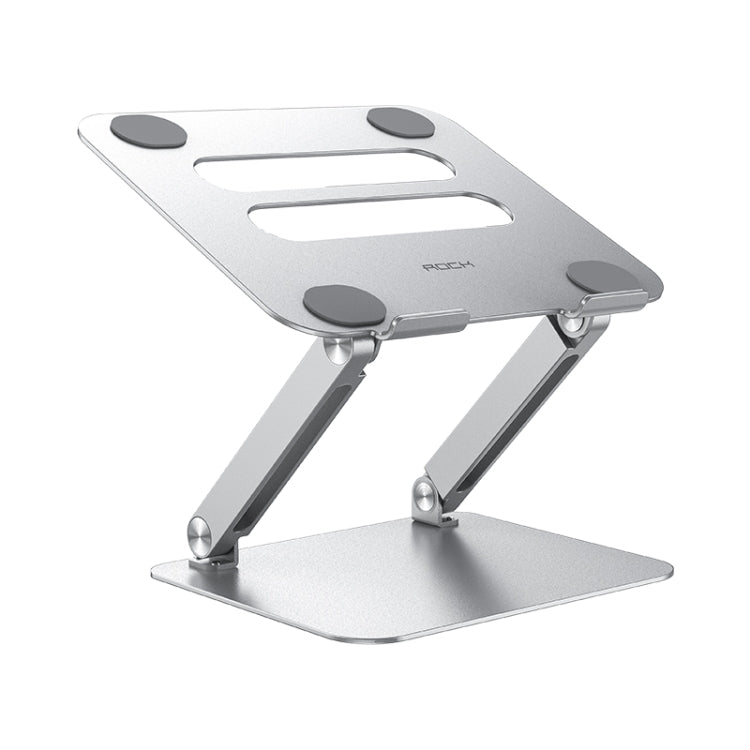 ROCK RPH0972 Aluminum Alloy Liftable Laptop Cooling Bracket(Silver) - free shipping - PMC Jewellery - Order now!