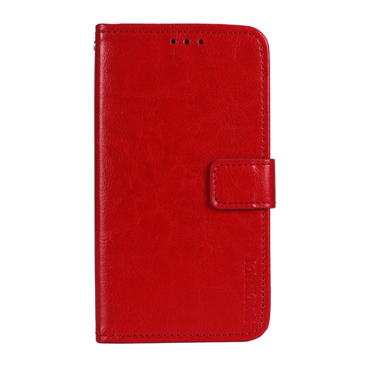 For Ulefone Armor 10 5G idewei Crazy Horse Texture Horizontal Flip Leather Case with Holder & Card Slots & Wallet(Red) - free shipping - PMC Jewellery - Order now!