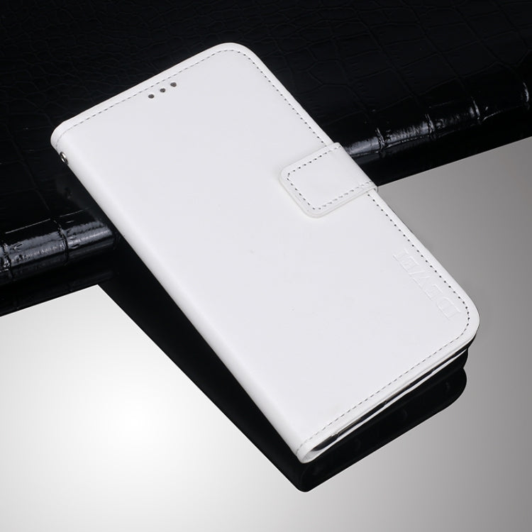 For Ulefone Armor 10 5G idewei Crazy Horse Texture Horizontal Flip Leather Case with Holder & Card Slots & Wallet(White) - free shipping - PMC Jewellery - Order now!