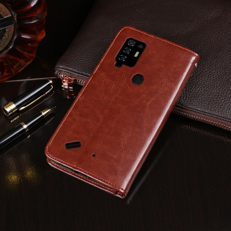For Ulefone Armor 10 5G idewei Crazy Horse Texture Horizontal Flip Leather Case with Holder & Card Slots & Wallet(White) - free shipping - PMC Jewellery - Order now!