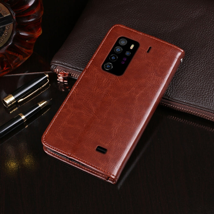 For Ulefone Armor 11 5G idewei Crazy Horse Texture Horizontal Flip Leather Case with Holder & Card Slots & Wallet(Brown) - free shipping - PMC Jewellery - Order now!