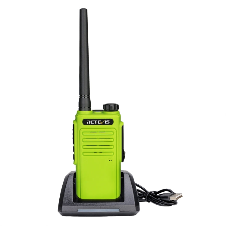 RETEVIS RT47 PMR446 16CHS IP67 Waterproof FRS Two Way Radio Handheld Walkie Talkie, EU Plug(Green) - free shipping - PMC Jewellery - Order now!