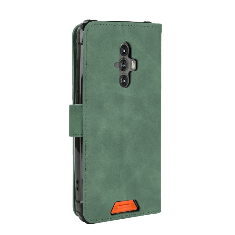 For Blackview BV6600 Solid Color Skin Feel Magnetic Buckle Horizontal Flip Calf Texture PU Leather Case with Holder & Card Slots & Wallet(Green) - More Brand by PMC TechLife | Online Shopping South Africa | PMC TechLife | Buy Now Pay Later Mobicred