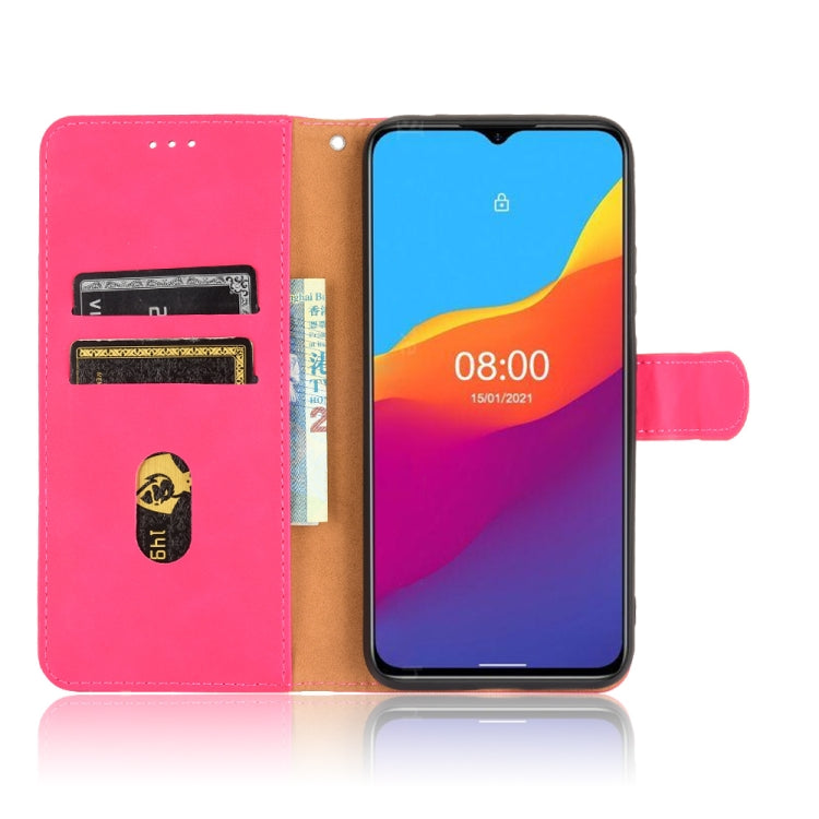 For Ulefone Note 10 Solid Color Skin Feel Magnetic Buckle Horizontal Flip Calf Texture PU Leather Case with Holder & Card Slots & Wallet(Rose Gold) - Ulefone Cases by PMC Jewellery | Online Shopping South Africa | PMC Jewellery | Buy Now Pay Later Mobicred