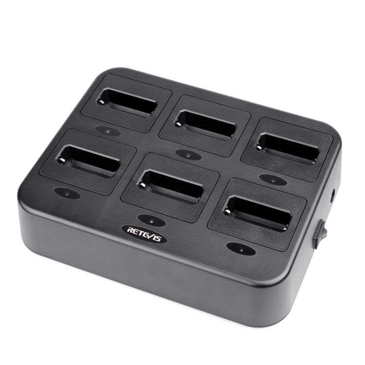 RETEVIS RTC22 Multi-function Six-Way Walkie Talkie Charger for Retevis RT22, EU Plug - free shipping - PMC Jewellery - Order now!