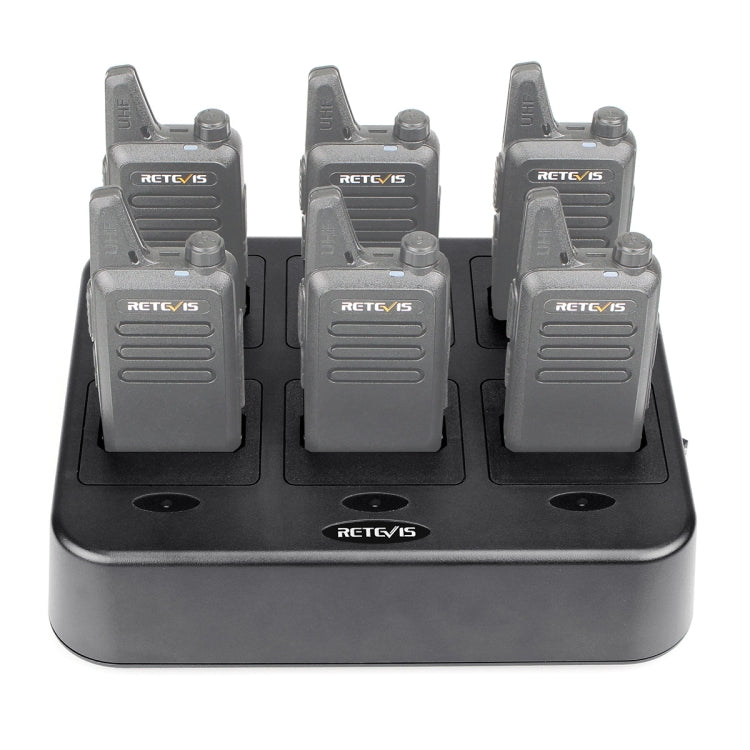RETEVIS RTC22 Multi-function Six-Way Walkie Talkie Charger for Retevis RT22, US Plug - free shipping - PMC Jewellery - Order now!