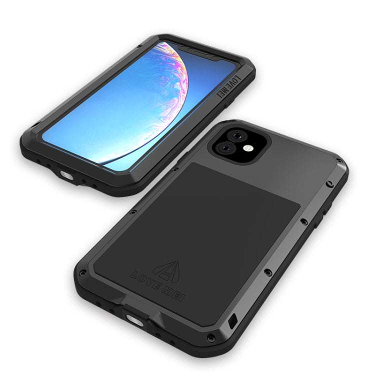 For iPhone 11 LOVE MEI Metal Shockproof Waterproof Dustproof Protective Case(White) - iPhone 11 Cases by LOVE MEI | Online Shopping South Africa | PMC TechLife | Buy Now Pay Later Mobicred