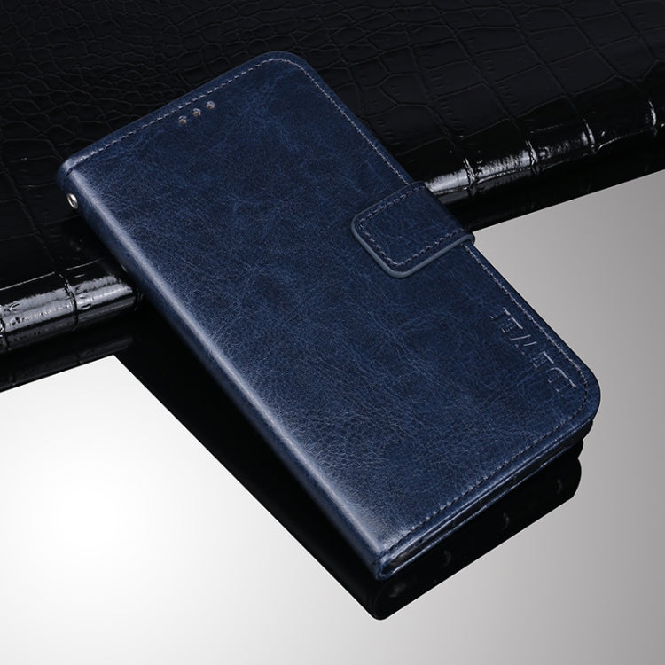 For TCL 20 Pro 5G idewei Crazy Horse Texture Horizontal Flip Leather Case with Holder & Card Slots & Wallet(Blue) - TCL by idewei | Online Shopping South Africa | PMC Jewellery | Buy Now Pay Later Mobicred