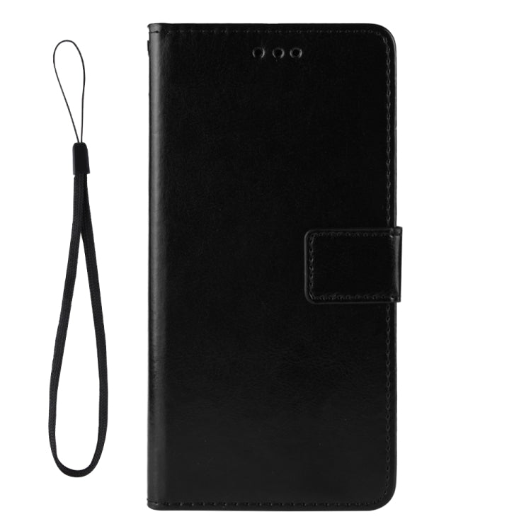 For Ulefone Note 10 Crazy Horse Texture Horizontal Flip Leather Case with Holder & Card Slots & Lanyard(Black) - Ulefone Cases by PMC Jewellery | Online Shopping South Africa | PMC Jewellery | Buy Now Pay Later Mobicred