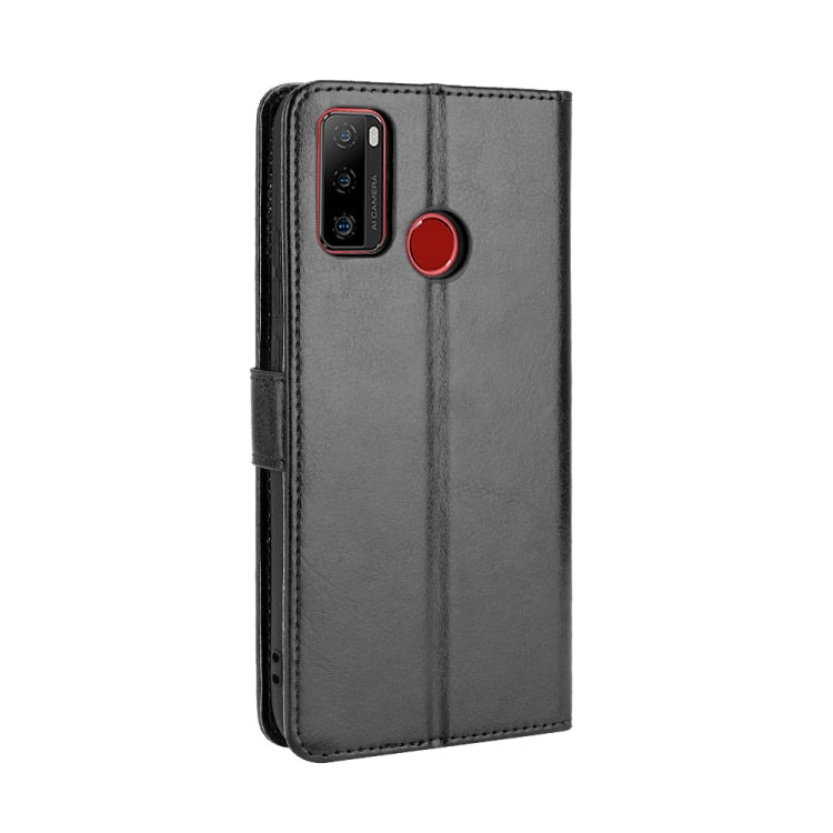 For Ulefone Note 10 Crazy Horse Texture Horizontal Flip Leather Case with Holder & Card Slots & Lanyard(Black) - Ulefone Cases by PMC Jewellery | Online Shopping South Africa | PMC Jewellery | Buy Now Pay Later Mobicred