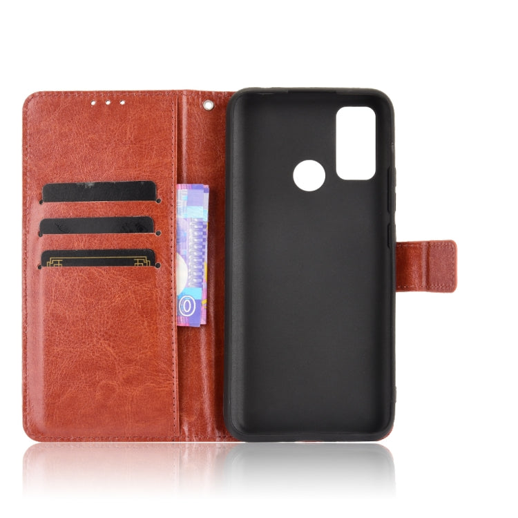For Ulefone Note 10 Crazy Horse Texture Horizontal Flip Leather Case with Holder & Card Slots & Lanyard(Brown) - Ulefone Cases by PMC Jewellery | Online Shopping South Africa | PMC Jewellery | Buy Now Pay Later Mobicred