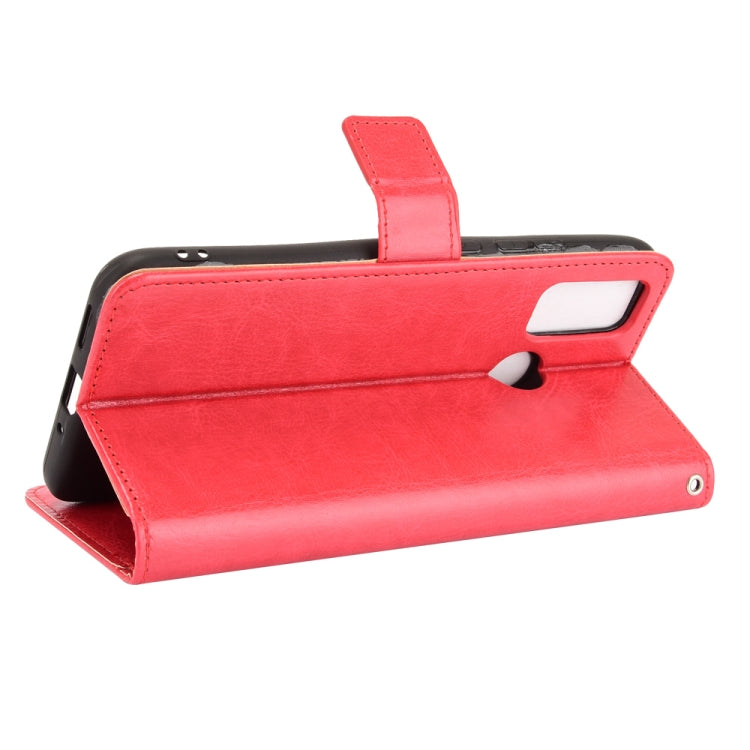 For Ulefone Note 10 Crazy Horse Texture Horizontal Flip Leather Case with Holder & Card Slots & Lanyard(Red) - Ulefone Cases by PMC Jewellery | Online Shopping South Africa | PMC Jewellery | Buy Now Pay Later Mobicred