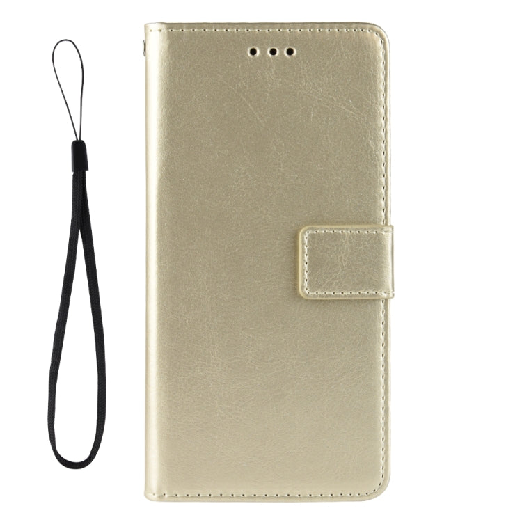 For Ulefone Note 10 Crazy Horse Texture Horizontal Flip Leather Case with Holder & Card Slots & Lanyard(Gold) - Ulefone Cases by PMC Jewellery | Online Shopping South Africa | PMC Jewellery | Buy Now Pay Later Mobicred