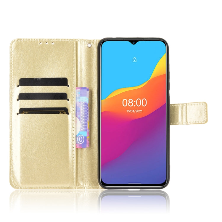 For Ulefone Note 10 Crazy Horse Texture Horizontal Flip Leather Case with Holder & Card Slots & Lanyard(Gold) - Ulefone Cases by PMC Jewellery | Online Shopping South Africa | PMC Jewellery | Buy Now Pay Later Mobicred
