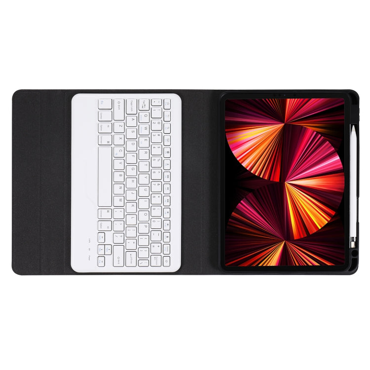 B011 Splittable Bluetooth Keyboard Leather Tablet Case with Triangle Holder & Pen Slot For iPad Pro 11 inch 2021 & 2020 & 2018 / Air 4 10.9 inch(Gradient Purple) - Universal by PMC TechLife | Online Shopping South Africa | PMC TechLife