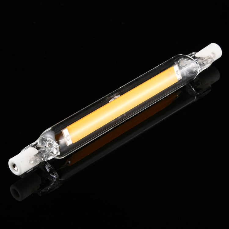 R7S 7W 500LM 118mm COB LED Bulb Glass Tube Replacement Halogen Lamp Spot Light, Warm Light - LED Blubs & Tubes by PMc TechLife | Online Shopping South Africa | PMc TechLife | Buy Now Pay Later Mobicred