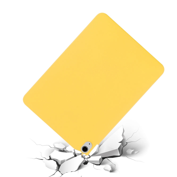 Solid Color Liquid Silicone Shockpoof Tablet Case For iPad Air 11 2024 / Air 2022 / 2020 10.9(Yellow) - iPad Air (2022) / (2020) 10.9 Cases by PMC TechLife | Online Shopping South Africa | PMC TechLife | Buy Now Pay Later Mobicred